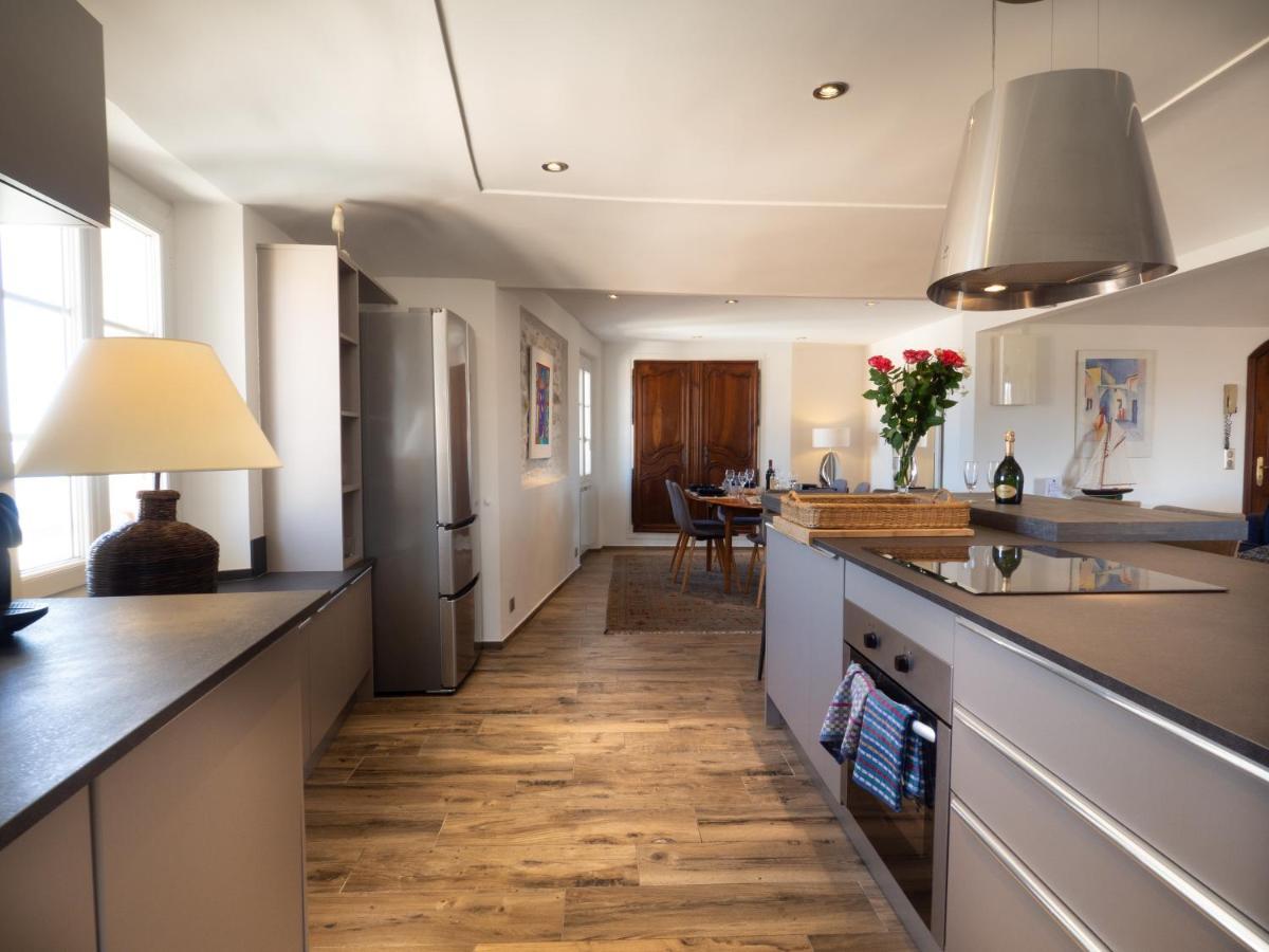 Charmant Appartement Spacieux Pour 6P Vue Mer Vieil Antibes Eksteriør bilde