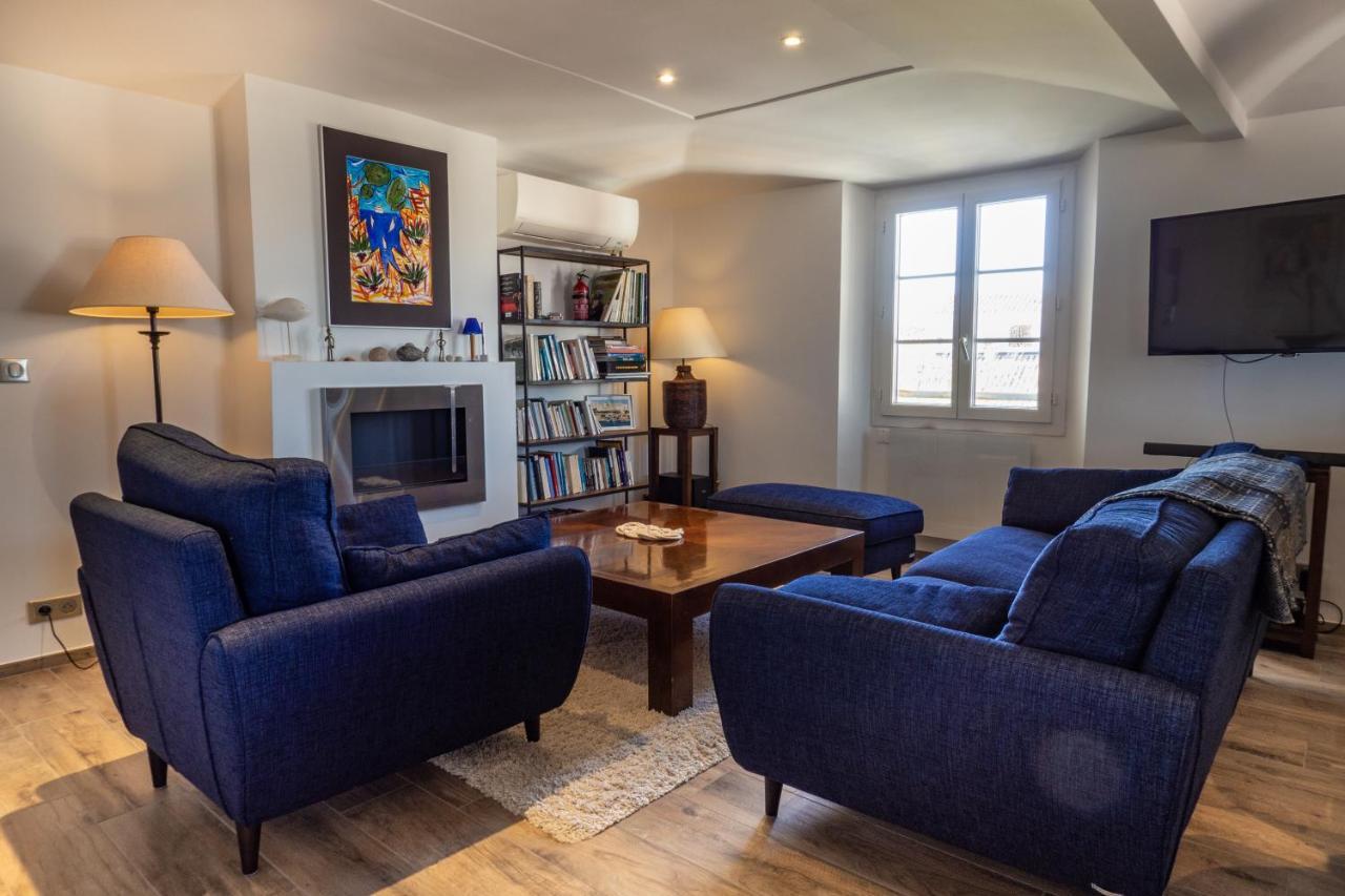 Charmant Appartement Spacieux Pour 6P Vue Mer Vieil Antibes Eksteriør bilde
