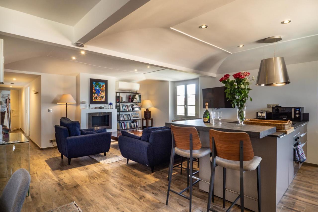 Charmant Appartement Spacieux Pour 6P Vue Mer Vieil Antibes Eksteriør bilde