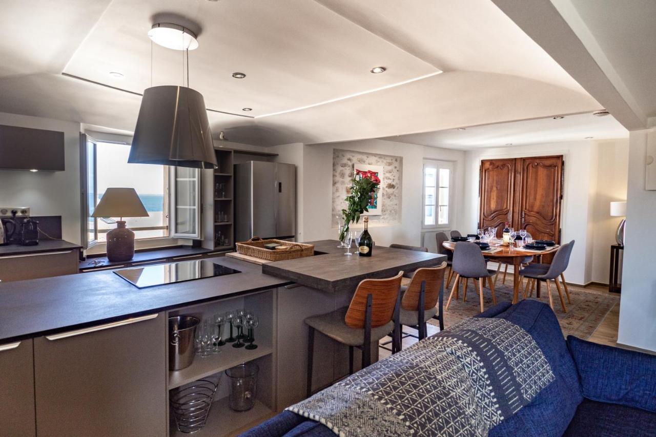 Charmant Appartement Spacieux Pour 6P Vue Mer Vieil Antibes Eksteriør bilde